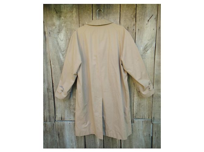 Impermeable Burberry Beige de Gabardina de Algodón - vista 4