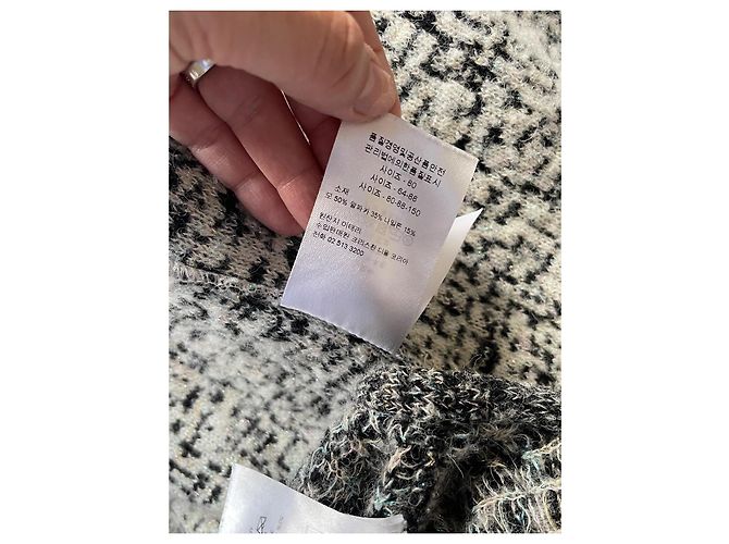 Dior Tweed Kleid und Westen Set Grau - Ansicht 13