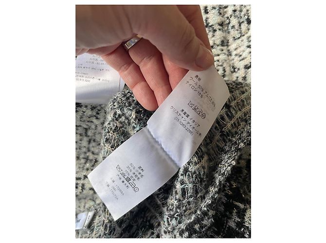 Dior Tweed Kleid und Westen Set Grau - Ansicht 14