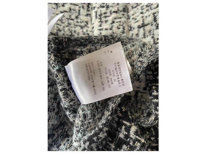 Dior Tweed Kleid und Westen Set Grau - Ansicht 15
