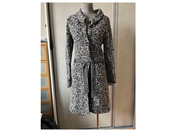 Dior Tweed Kleid und Westen Set Grau - Ansicht 2