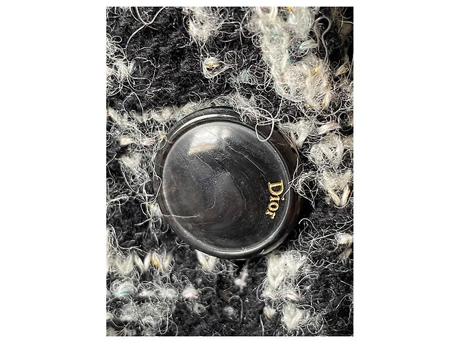 Dior Tweed Kleid und Westen Set Grau - Ansicht 3