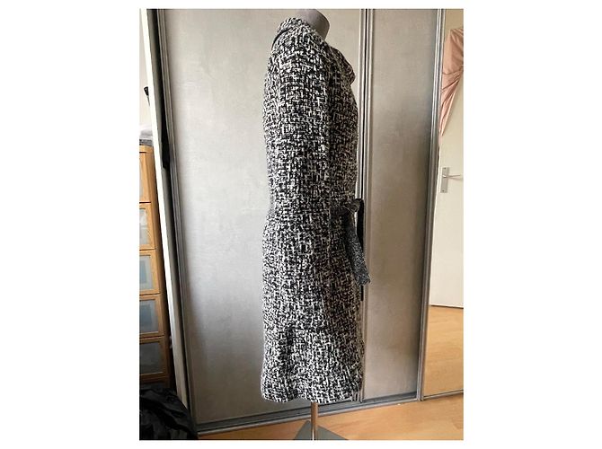 Dior Tweed Kleid und Westen Set Grau - Ansicht 5