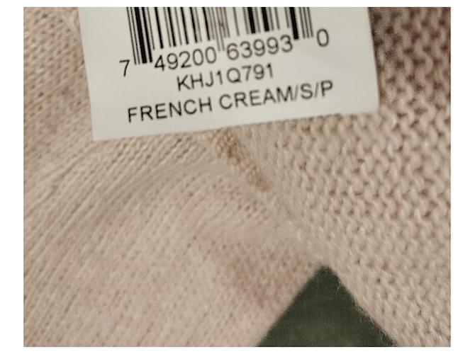 MAX AZRIA BCBG FRANZÖSISCHER CREME-PULLOVER Beige - Ansicht 14