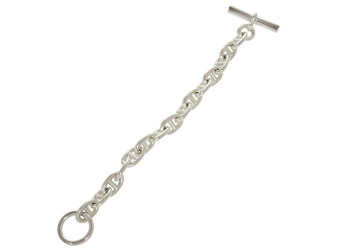 Hermès Bracciale Charm Chaine d'Ancre MM Hermes Argento - vista 3