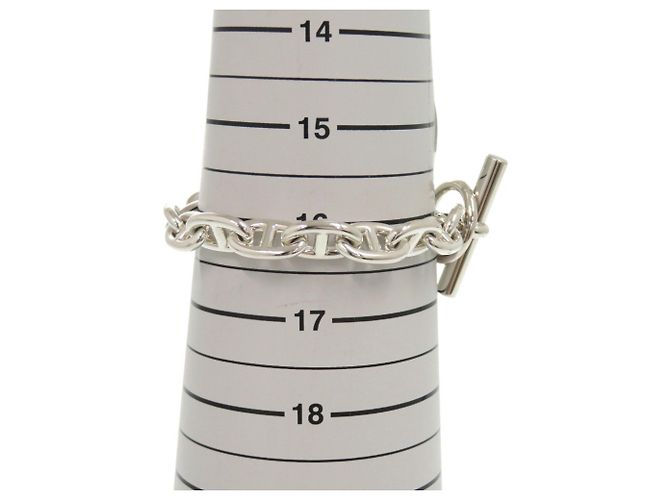 Hermès Bracciale Charm Chaine d'Ancre MM Hermes Argento - vista 5