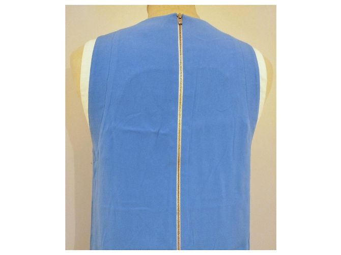 Sandro Preppy Chic Kleid TS/M Blau - Ansicht 12