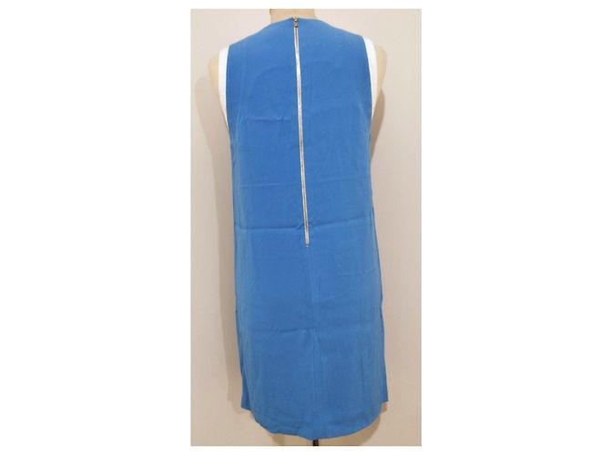 Sandro Preppy Chic Kleid TS/M Blau - Ansicht 2