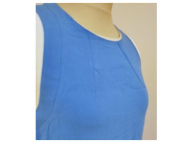 Sandro Preppy Chic Kleid TS/M Blau - Ansicht 7