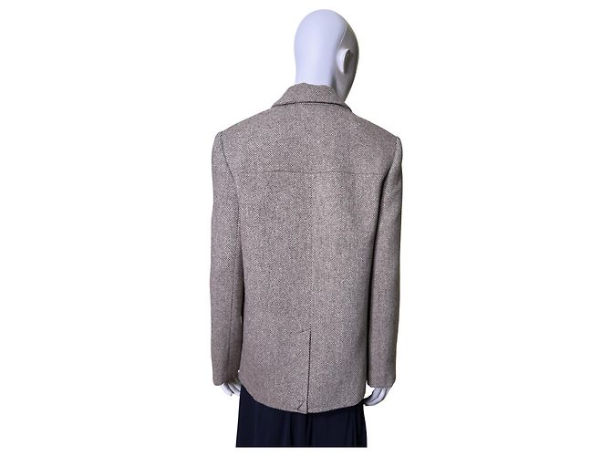 Rouje Josselin brown wool herringbone jacket - view 4