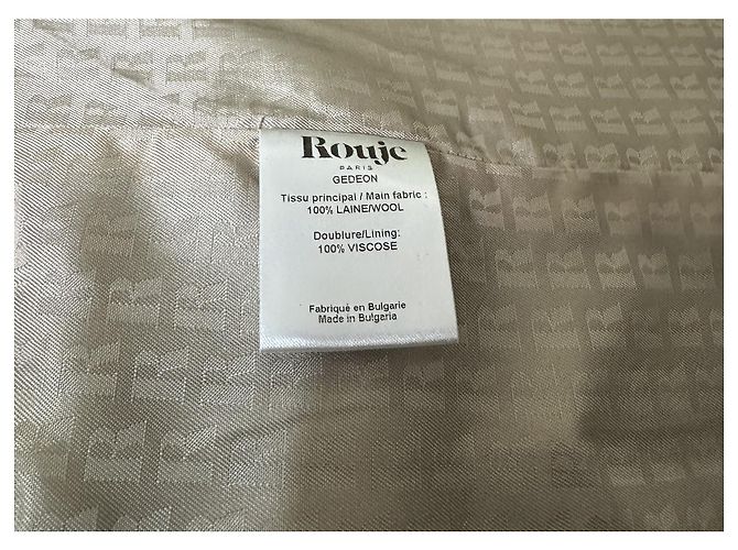 Rouje Josselin brown wool herringbone jacket - view 6