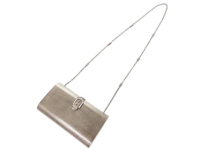 Bolsa de Ombro de Metal Prata Gucci - vista 6