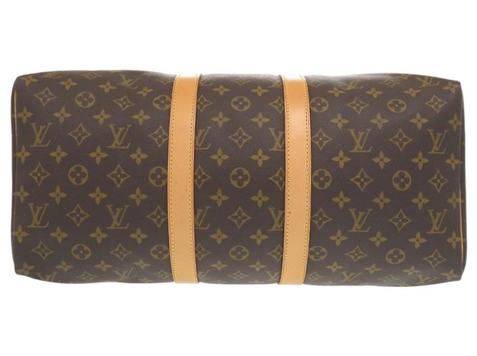 Borsa Boston Keepall 45 Monogram Louis Vuitton Marrone - vista 3