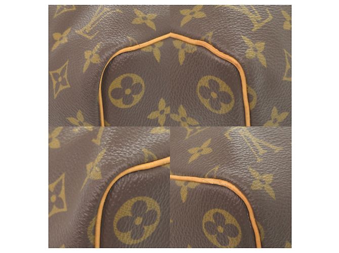 Borsa Boston Keepall 45 Monogram Louis Vuitton Marrone - vista 4