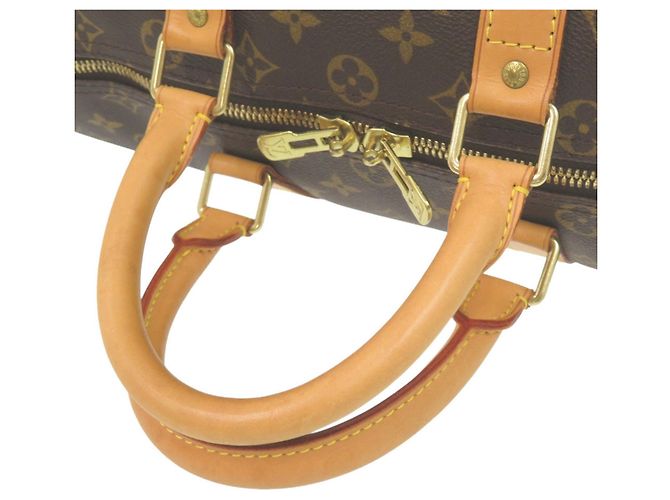 Borsa Boston Keepall 45 Monogram Louis Vuitton Marrone - vista 5