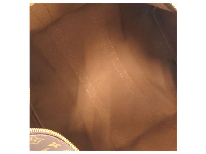 Borsa Boston Keepall 45 Monogram Louis Vuitton Marrone - vista 7