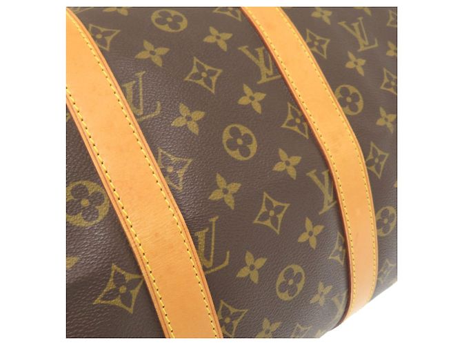 Borsa Boston Keepall 45 Monogram Louis Vuitton Marrone - vista 8