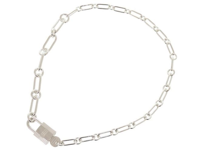 Hermès Collana Choker Hermes Alpha Kelly in Argento 925 - vista 4