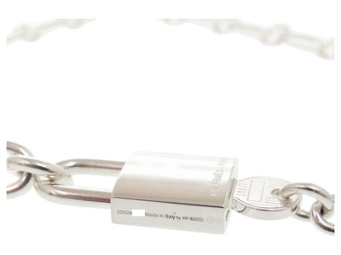 Hermès Collana Choker Hermes Alpha Kelly in Argento 925 - vista 5