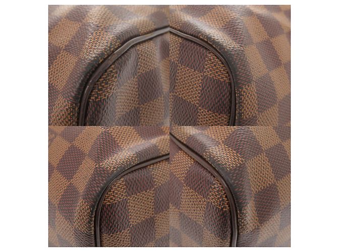 Borsa Louis Vuitton Speedy 30 Damier Ebene Marrone - vista 4