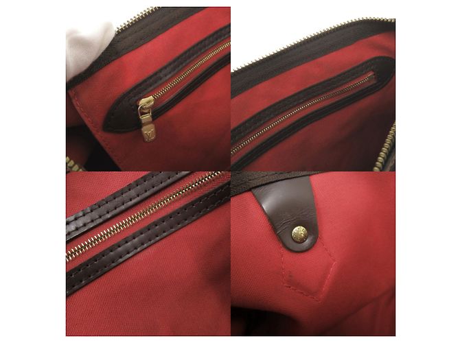 Borsa Louis Vuitton Speedy 30 Damier Ebene Marrone - vista 9