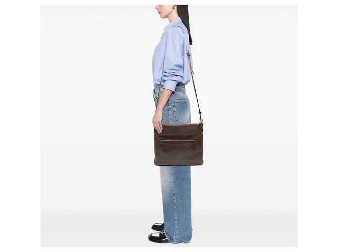 Borsa Messenger Utah Marrone Louis Vuitton Marrone scuro - vista 7