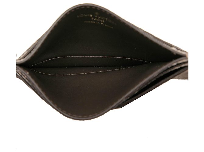 Tarjetero Capucines en Taurillon Marrón Louis Vuitton Castaño Beige - vista 4