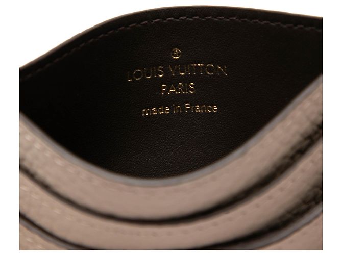Tarjetero Capucines en Taurillon Marrón Louis Vuitton Castaño Beige - vista 5