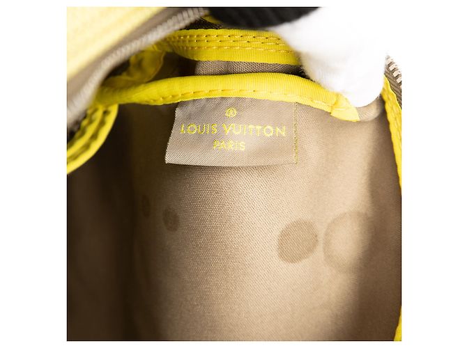 Louis Vuitton Damier Geant Verde LV Cup Weatherly D'oro - vista 5
