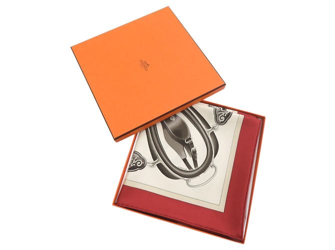 Bufanda de seda Carré 90 ATTELAGE EN ARBALETE de Hermès Multicolor - vista 2