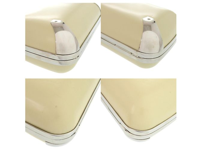 Borsa Clasp Balenciaga in Bianco Avorio Crudo - vista 10