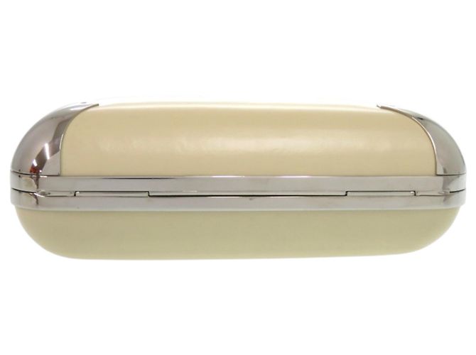Borsa Clasp Balenciaga in Bianco Avorio Crudo - vista 4