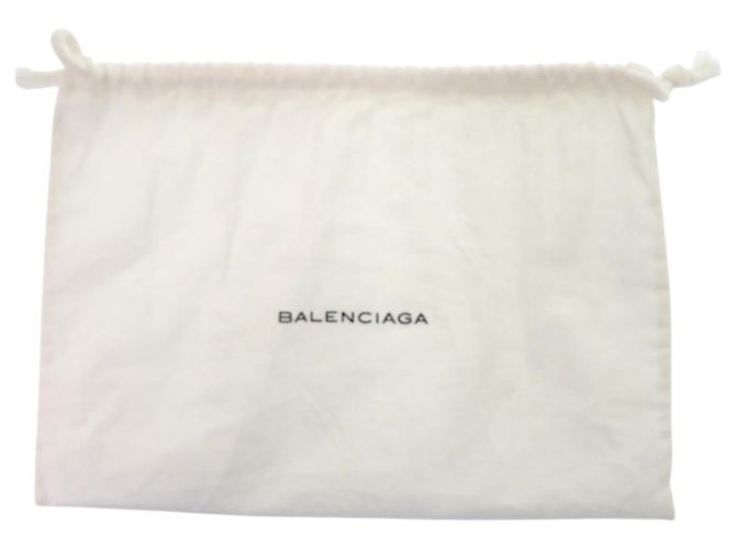 Borsa Clasp Balenciaga in Bianco Avorio Crudo - vista 9