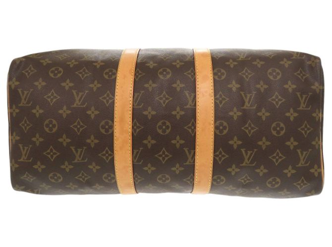 Borsa Boston Keepall 45 Monogram Louis Vuitton Marrone - vista 3