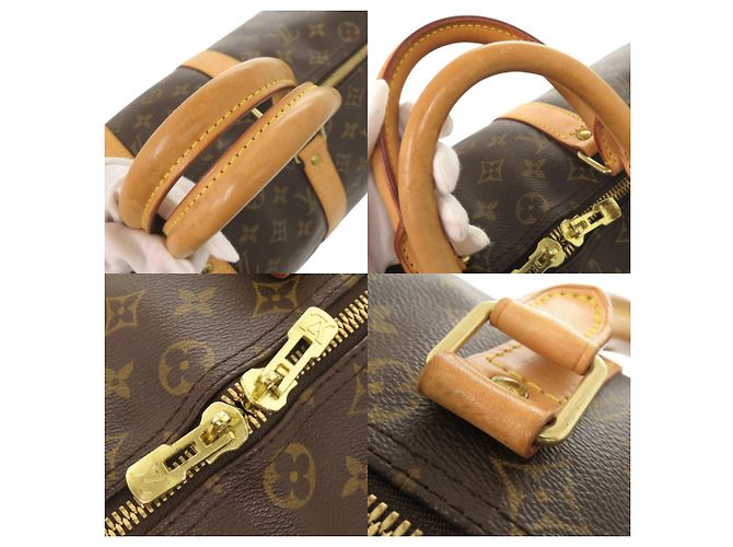 Borsa Boston Keepall 45 Monogram Louis Vuitton Marrone - vista 7