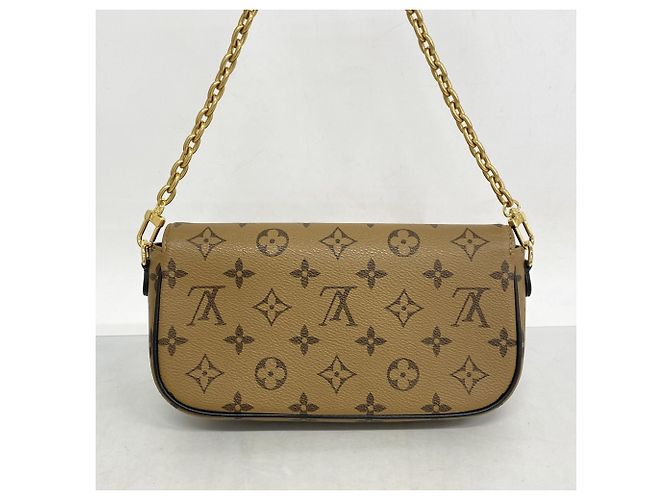 Portafoglio Louis Vuitton Monogram Reverse Wallet on Chain Ivy M26587 Marrone - vista 10