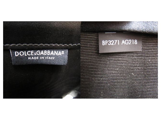 Dolce & Gabbana Black Leather Tri-fold Wallet - view 10