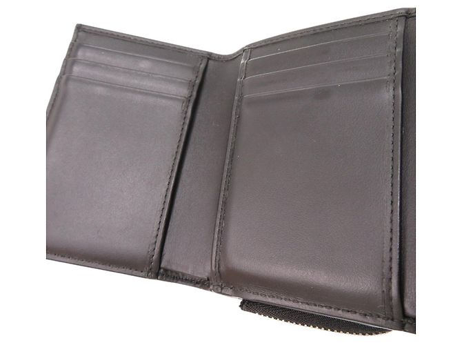 Dolce & Gabbana Black Leather Tri-fold Wallet - view 6