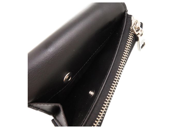 Dolce & Gabbana Black Leather Tri-fold Wallet - view 8
