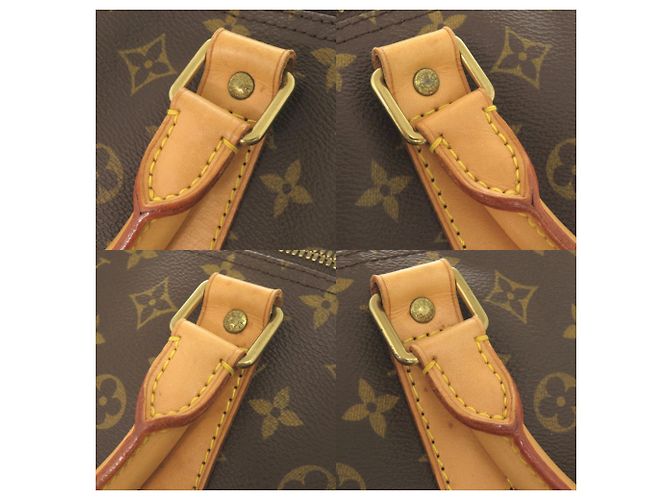 Borsa Boston Keepall 60 Monogram Louis Vuitton Marrone Monogramma - vista 7