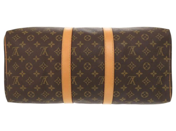 Borsa Boston Keepall 45 Monogramma Marrone Louis Vuitton - vista 3