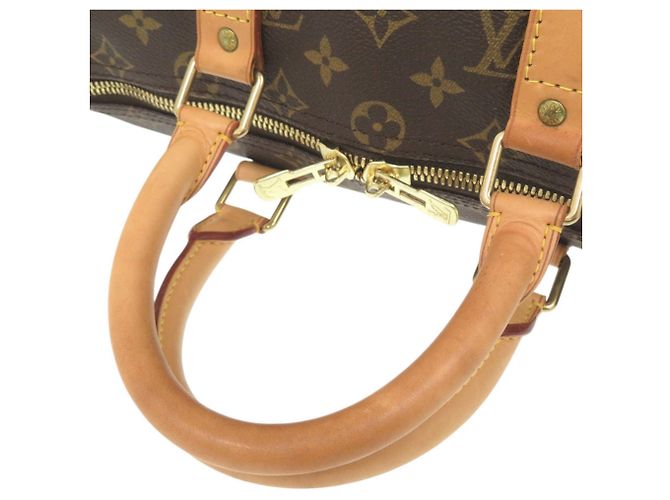 Borsa Boston Keepall 45 Monogramma Marrone Louis Vuitton - vista 5