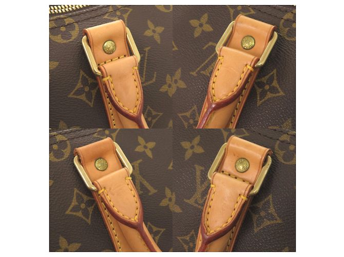 Borsa Boston Keepall 45 Monogramma Marrone Louis Vuitton - vista 9