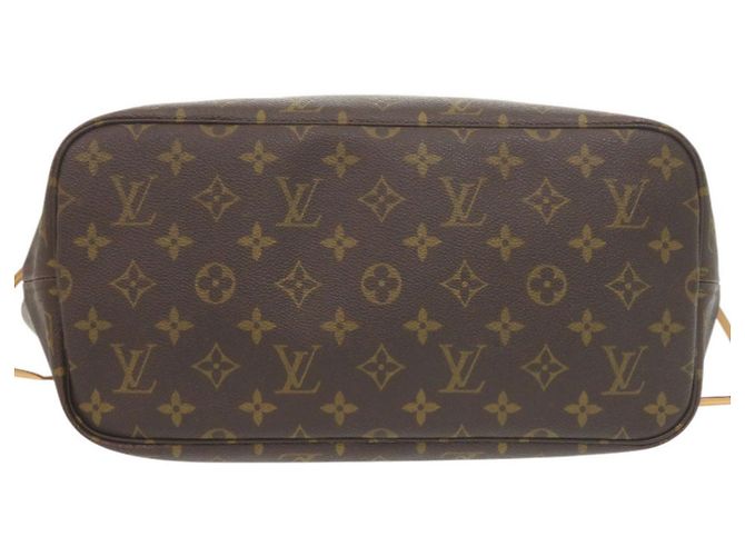 Borsa tote Monogram Neverfull MM di Louis Vuitton Marrone Monogramma - vista 3