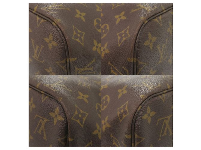Borsa tote Monogram Neverfull MM di Louis Vuitton Marrone Monogramma - vista 4