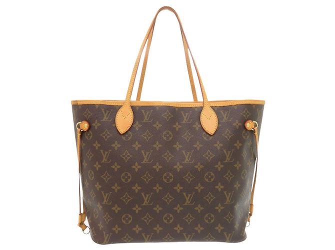 Louis Vuitton Neverfull MM Monogram Tote Bag Braun Monogramm - Ansicht 2