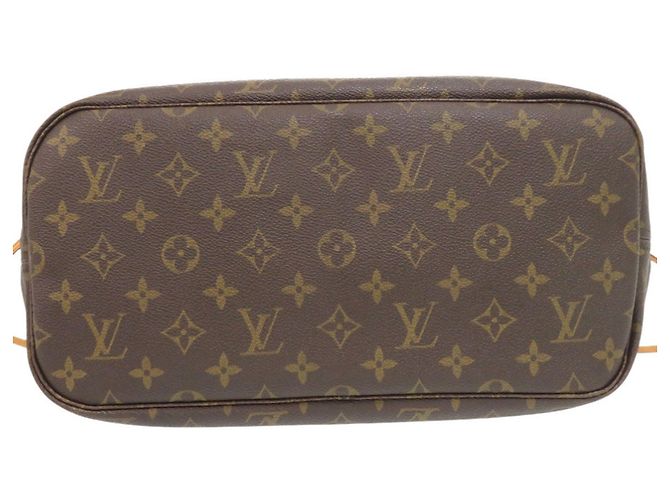 Louis Vuitton Neverfull MM Monogram Tote Bag Braun Monogramm - Ansicht 3