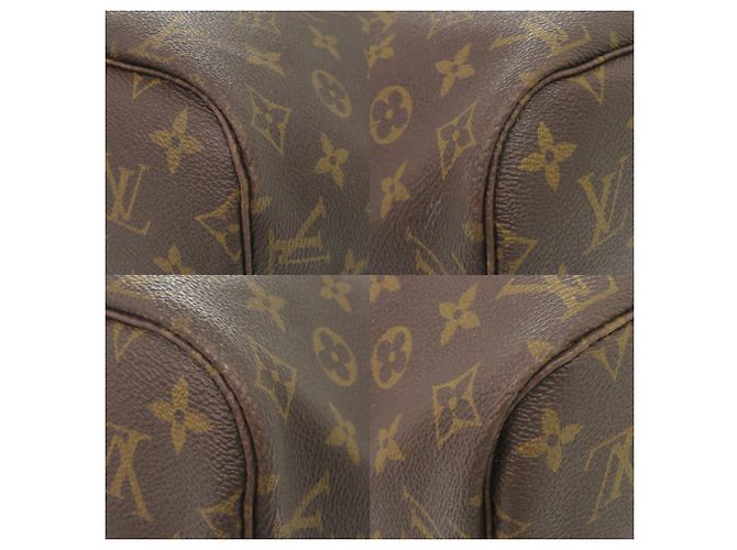 Louis Vuitton Neverfull MM Monogram Tote Bag Braun Monogramm - Ansicht 4