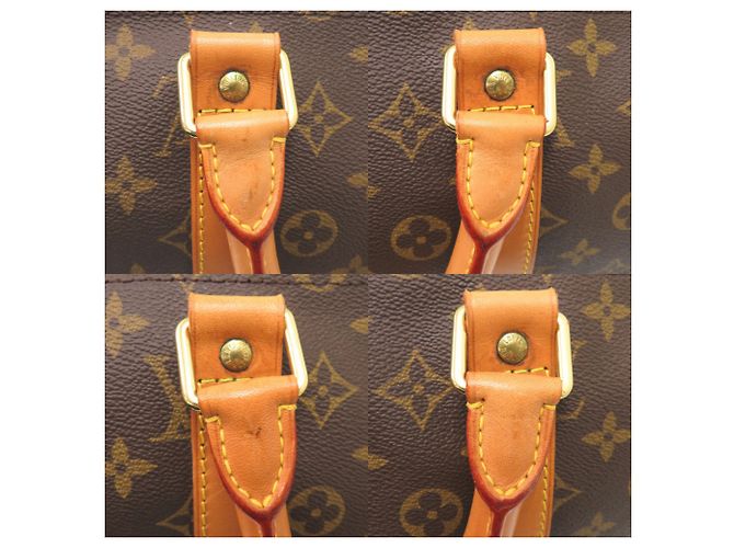 Borsa Boston Keepall 55 Monogram Louis Vuitton Marrone - vista 7