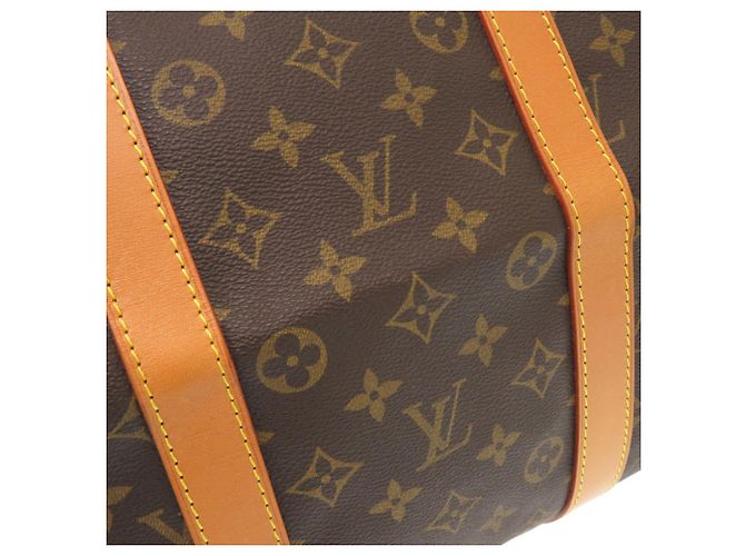 Borsa Boston Keepall 55 Monogram Louis Vuitton Marrone - vista 8